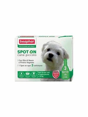 BEAPHAR SPOT ON CANE PICCOLO 3 PIPETTE