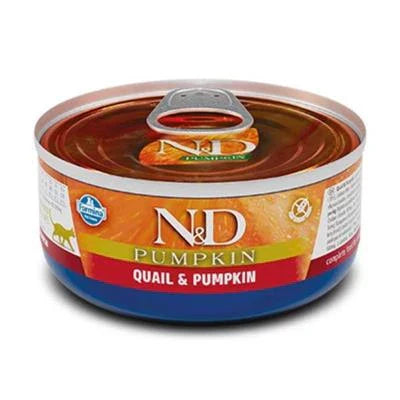 Cibo Umido Per Gatti ND UM CAT PUMPKIN QUAGLIA GR 70