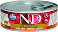 Cibo Umido Per Gatti ND UM CAT QUINOA SKIN ARINGA/COCCO GR 80