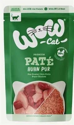 Cibo Umido Per Gatti WOW CAT BST PATE' POLLO 12 X GR 125