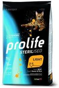 MANGIME SECCO PER GATTI PROLIFE CAT STERILIZED LIGHT OCA/MANZO/RISO GR 400